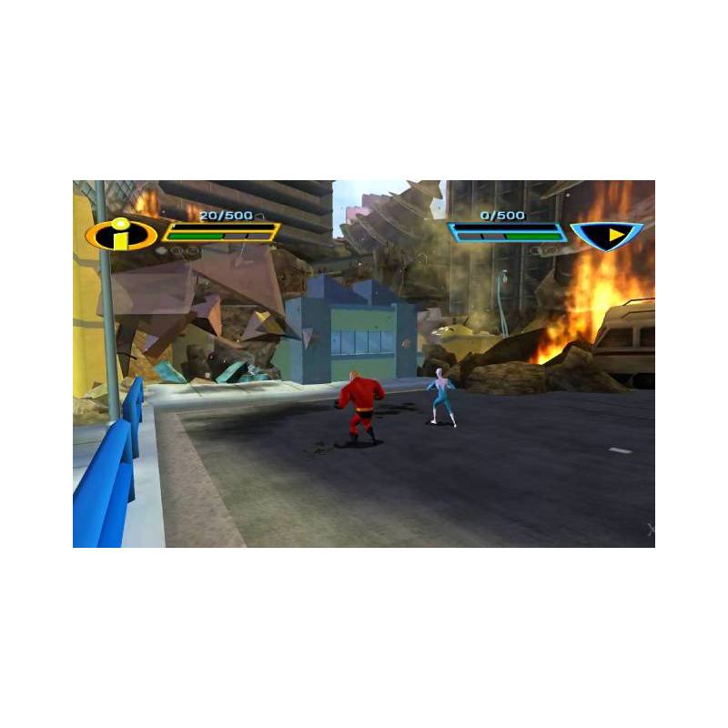 اسکرین شات(تصویر گیم پلی) بازی Disney Pixar The Incredibles برای PS2