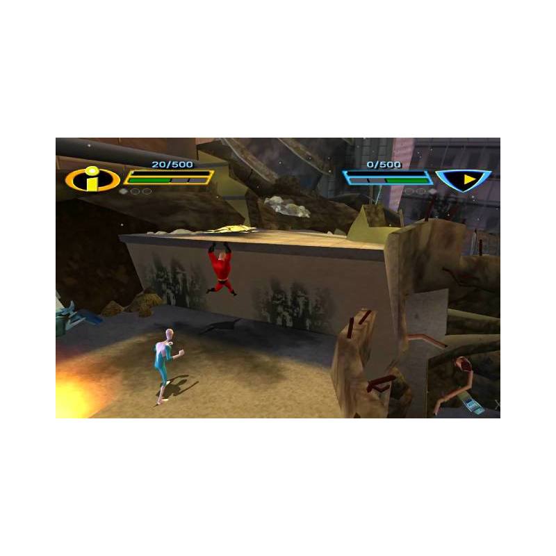 اسکرین شات(تصویر گیم پلی) بازی Disney Pixar The Incredibles برای PS2