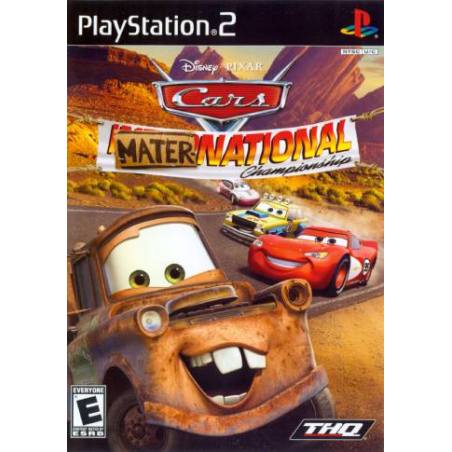 کاور بازی Disney Pixar Cars Mater-National Championship برای PS2