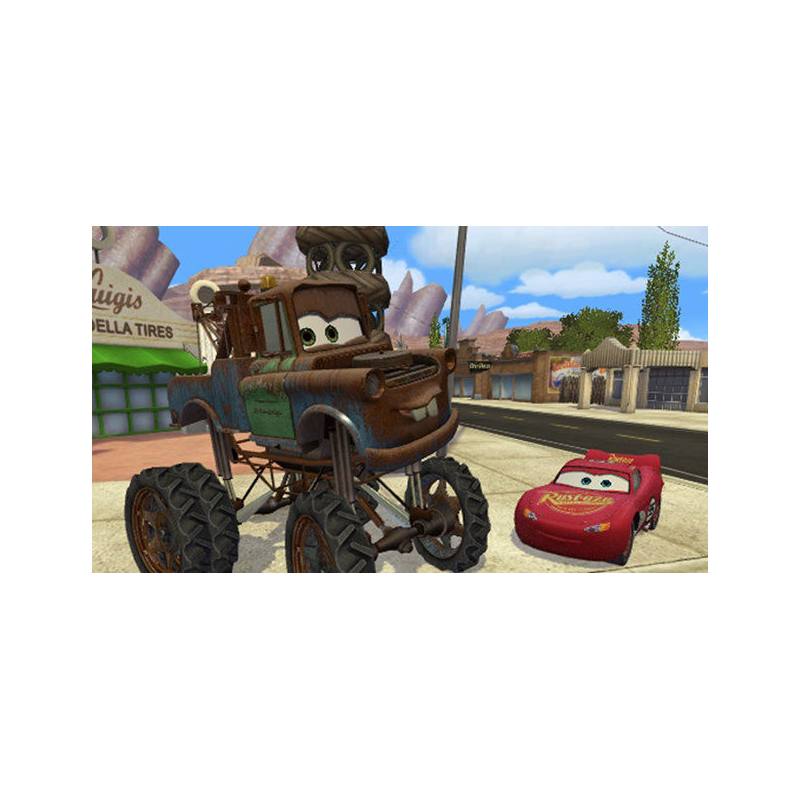 اسکرین شات(تصویر گیم پلی) بازی Disney Pixar Cars Mater-National Championship برای PS2