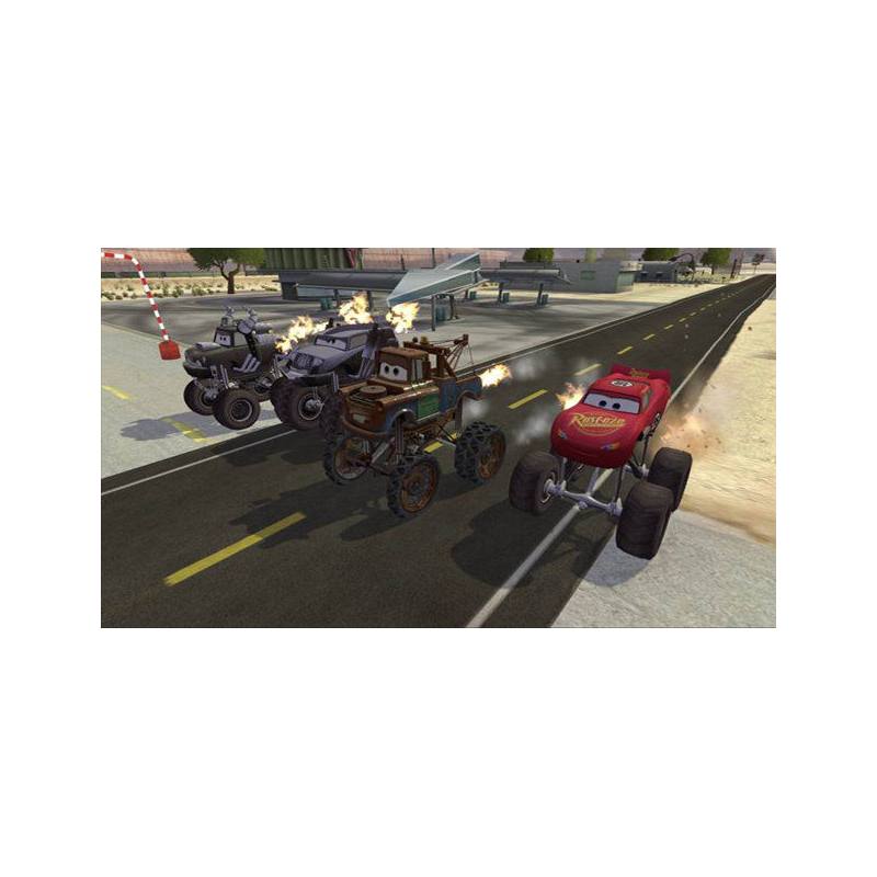 اسکرین شات(تصویر گیم پلی) بازی Disney Pixar Cars Mater-National Championship برای PS2