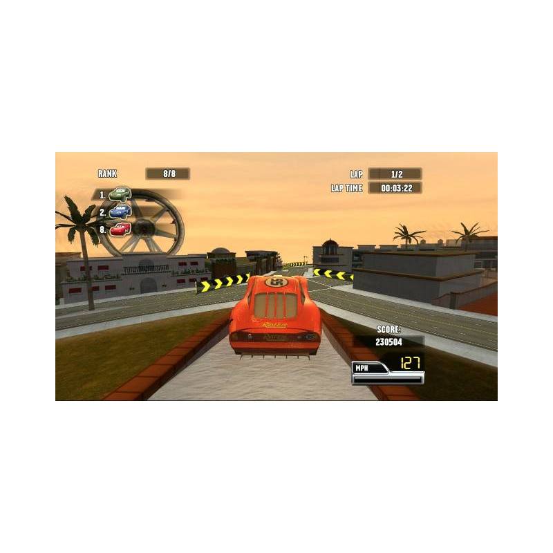 اسکرین شات(تصویر گیم پلی) بازی Disney•Pixar Cars Race-O-Rama برای PS2