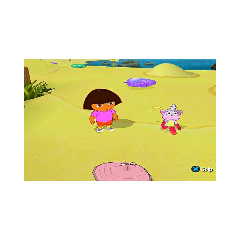 اسکرین شات(تصویر گیم پلی) بازی Dora the Explorer Dora Saves the Mermaids برای PS2