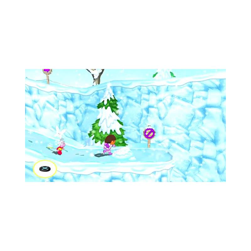 اسکرین شات(تصویر گیم پلی) بازی Dora the Explorer Dora Saves the Snow Princess برای PS2