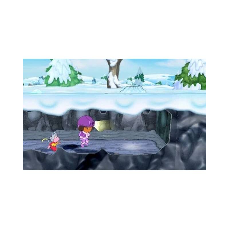 اسکرین شات(تصویر گیم پلی) بازی Dora the Explorer Dora Saves the Snow Princess برای PS2