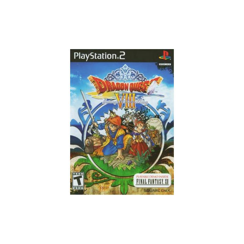 کاور بازی Dragon Quest VIII Journey of the Cursed King برای PS2
