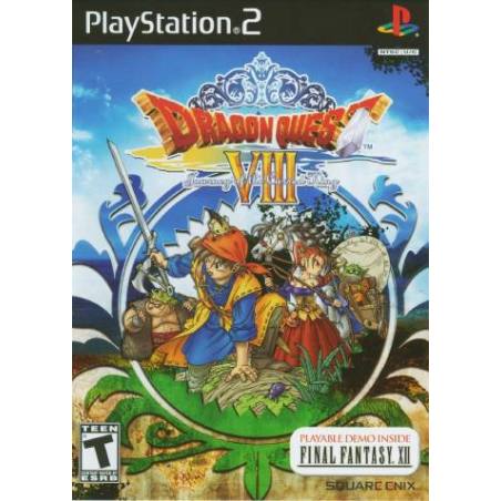 کاور بازی Dragon Quest VIII Journey of the Cursed King برای PS2