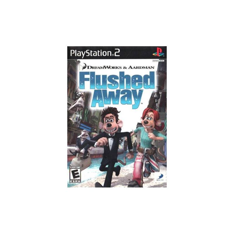 کاور بازی DreamWorks & Aardman Flushed Away برای PS2