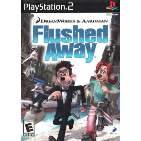کاور بازی DreamWorks & Aardman Flushed Away برای PS2