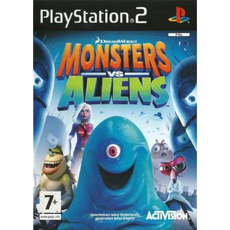 کاور بازی Monsters vs. Aliens برای PS2