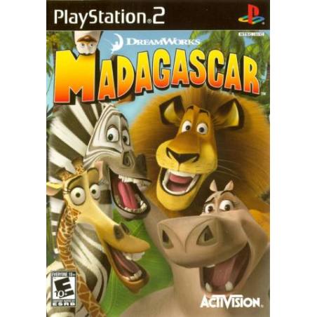 کاور بازی Madagascar برای PS2