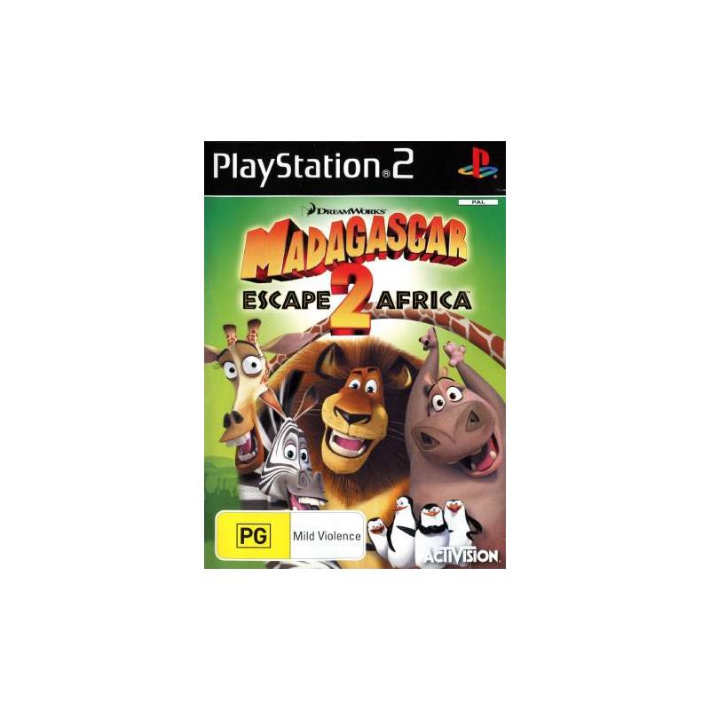 کاور بازی Madagascar Escape 2 Africa برای PS2