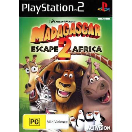 کاور بازی Madagascar Escape 2 Africa برای PS2