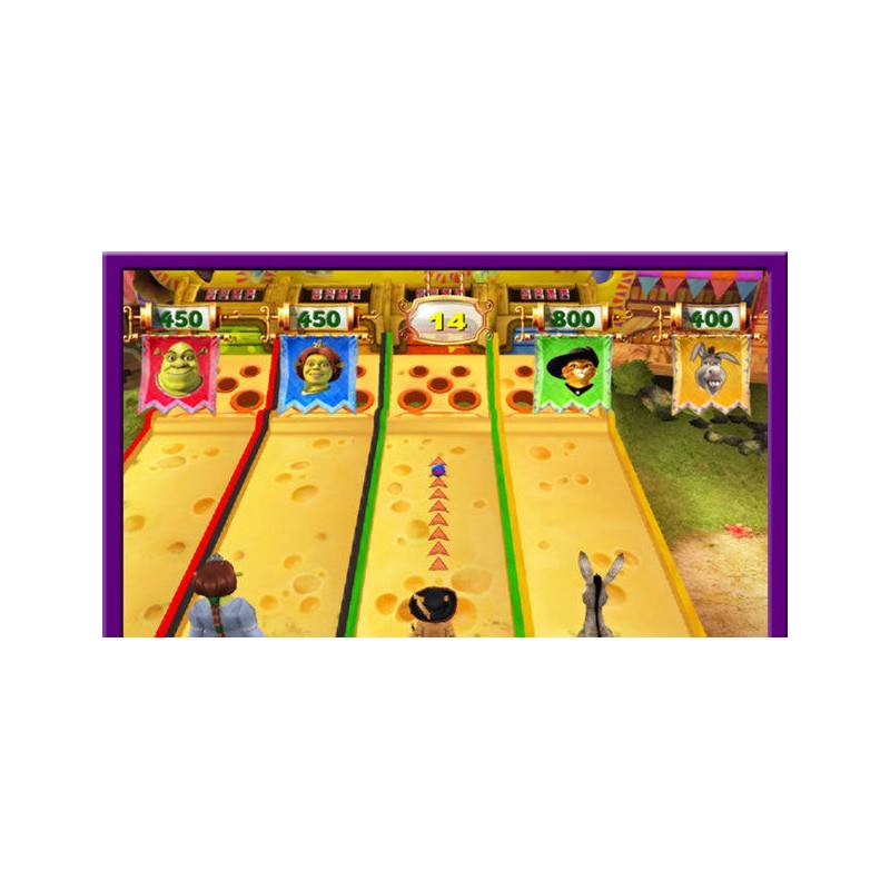 اسکرین شات(تصویر گیم پلی)  بازی Shrek's Carnival Craze Party Games برای PS2