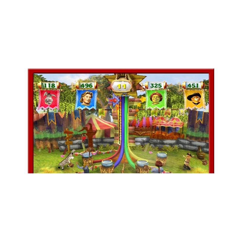 اسکرین شات(تصویر گیم پلی)  بازی Shrek's Carnival Craze Party Games برای PS2