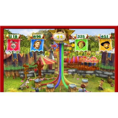 اسکرین شات(تصویر گیم پلی)  بازی Shrek's Carnival Craze Party Games برای PS2