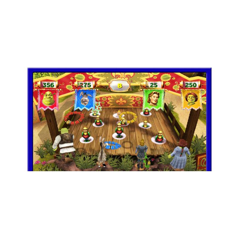 اسکرین شات(تصویر گیم پلی)  بازی Shrek's Carnival Craze Party Games برای PS2