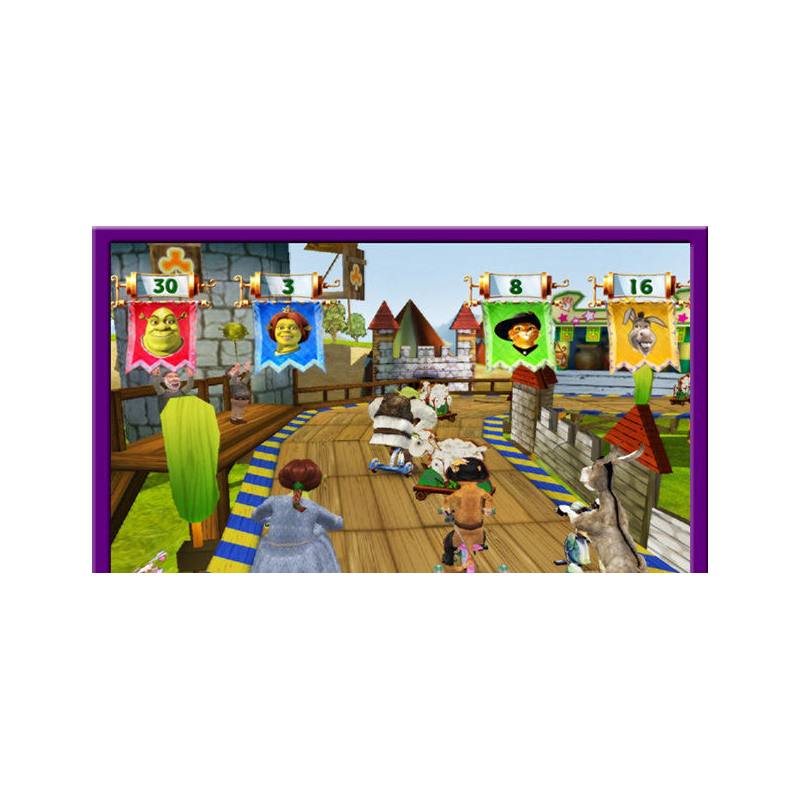 اسکرین شات(تصویر گیم پلی)  بازی Shrek's Carnival Craze Party Games برای PS2