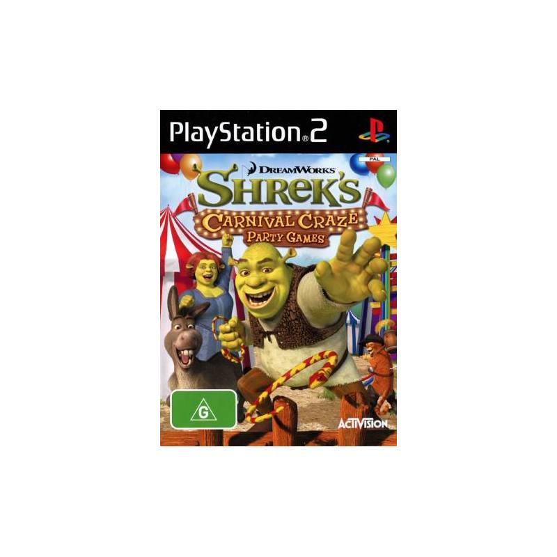 کاور بازی Shrek's Carnival Craze Party Games برای PS2