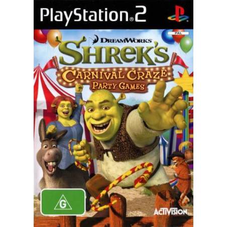 کاور بازی Shrek's Carnival Craze Party Games برای PS2
