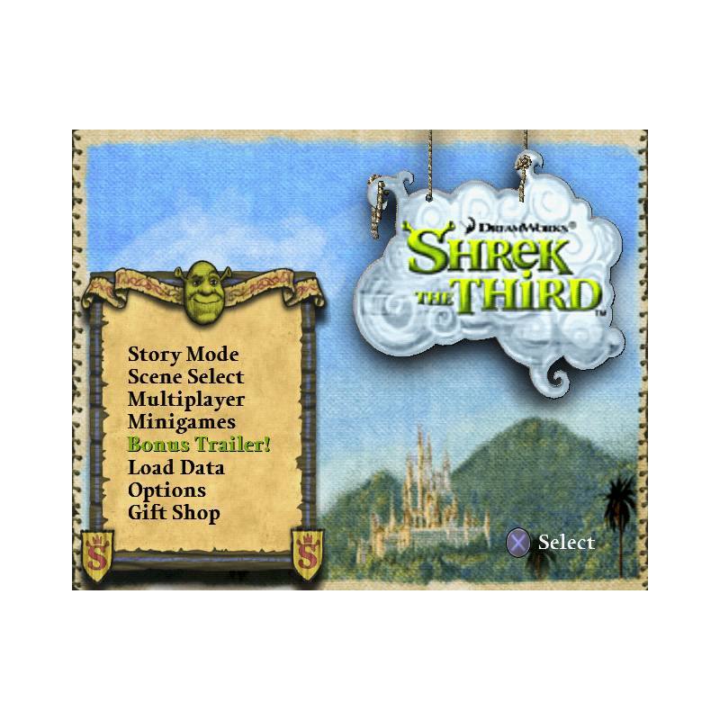 اسکرین شات(تصویر گیم پلی) بازی Shrek the Third برای PS2