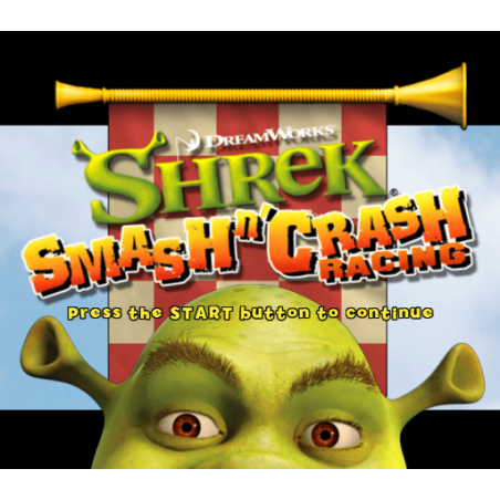 اسکرین شات(تصویر گیم پلی) بازی Shrek Smash N' Crash Racing برای PS2