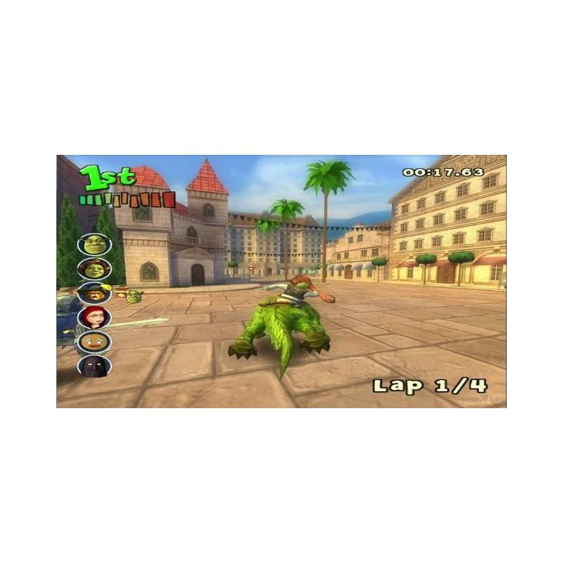 اسکرین شات(تصویر گیم پلی) بازی Shrek Smash N' Crash Racing برای PS2