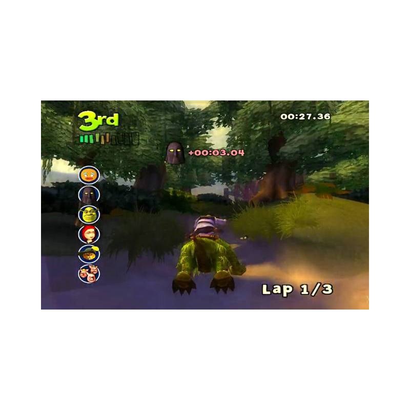 اسکرین شات(تصویر گیم پلی) بازی Shrek Smash N' Crash Racing برای PS2