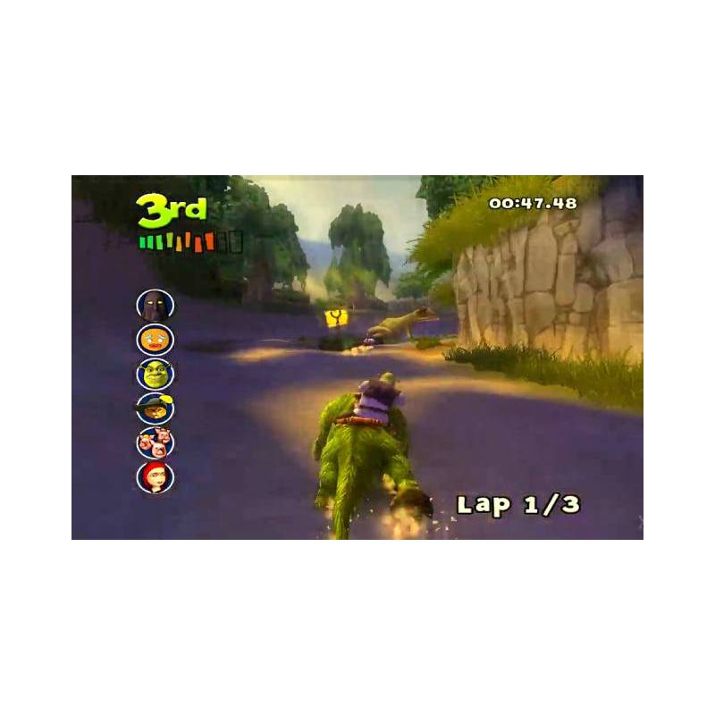 اسکرین شات(تصویر گیم پلی) بازی Shrek Smash N' Crash Racing برای PS2