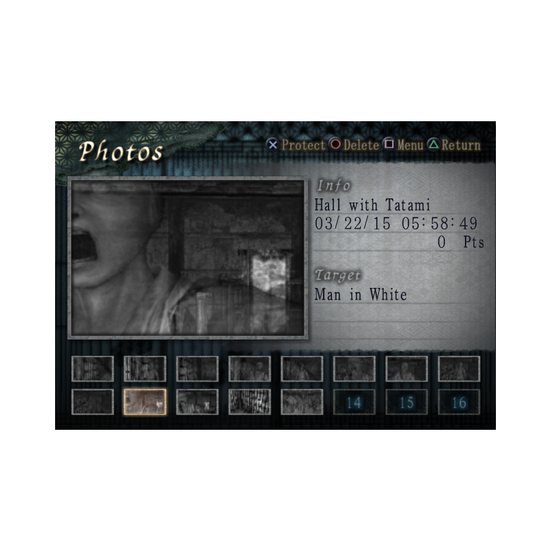 اسکرین شات(تصویر گیم پلی)  بازی Fatal Frame III The Tormented  برای PS2