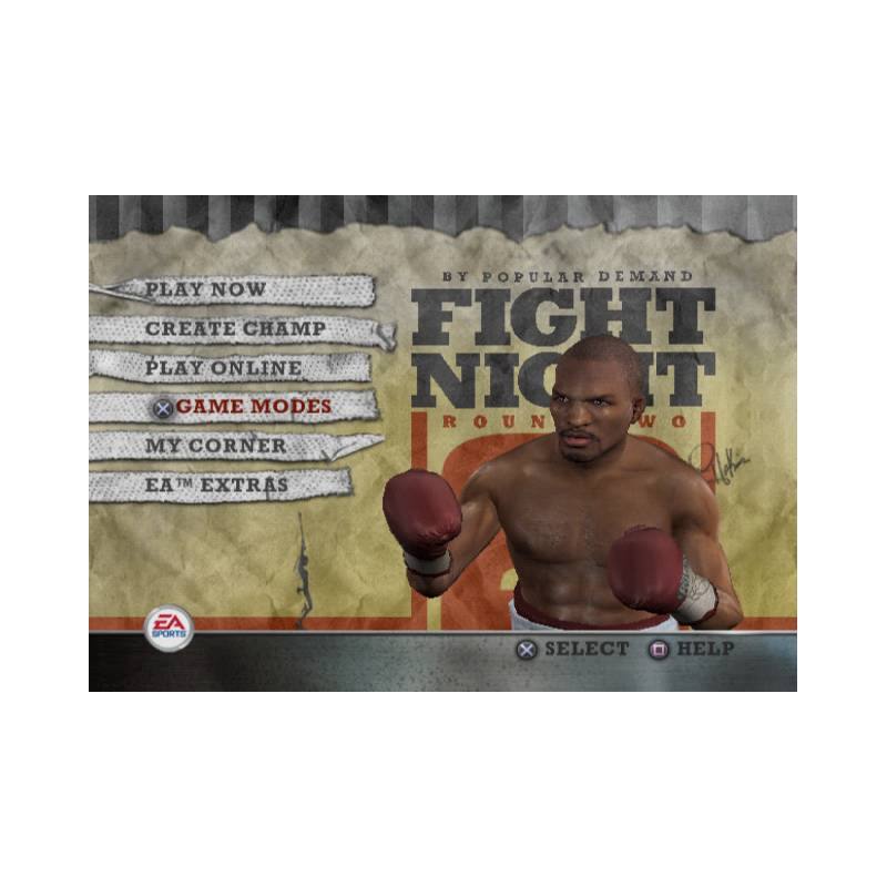 اسکرین شات( تصویر گیم پلی)  بازی Fight Night Round 2 برای PS2