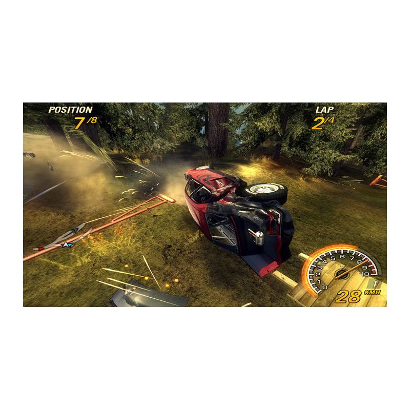 اسکرین شات(تصویر گیم پلی) بازی FlatOut 2  برای PS2