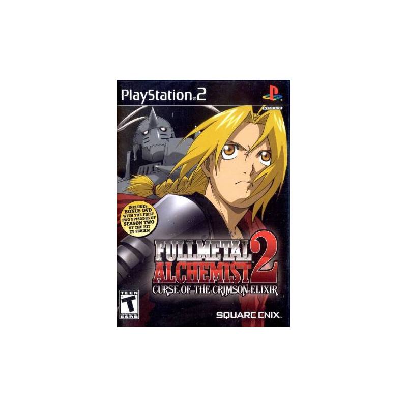 کاور بازی Fullmetal Alchemist 2 Curse of the Crimson Elixir برای PS2