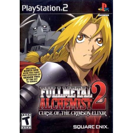 کاور بازی Fullmetal Alchemist 2 Curse of the Crimson Elixir برای PS2