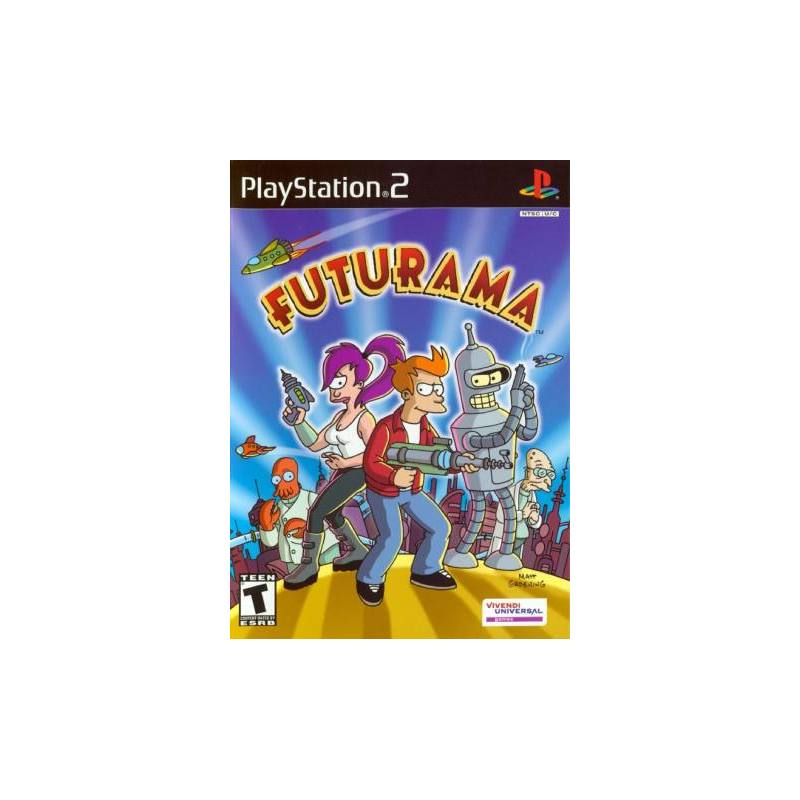 کاور بازی Futurama برای PS2