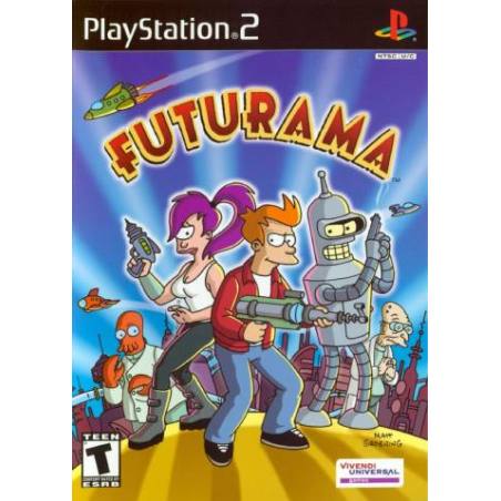 کاور بازی Futurama برای PS2