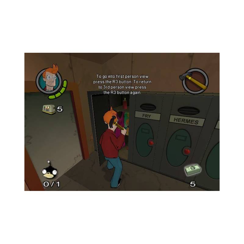 اسکرین شات(تصویر گیم پلی)  بازی Futurama برای PS2