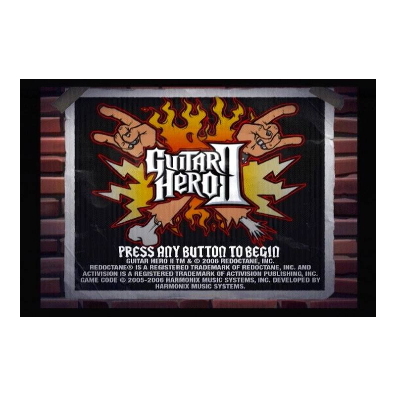 اسکرین شات(تصویر گیم پلی)  بازی Guitar Hero II برای PS2