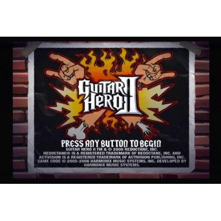 اسکرین شات(تصویر گیم پلی)  بازی Guitar Hero II برای PS2