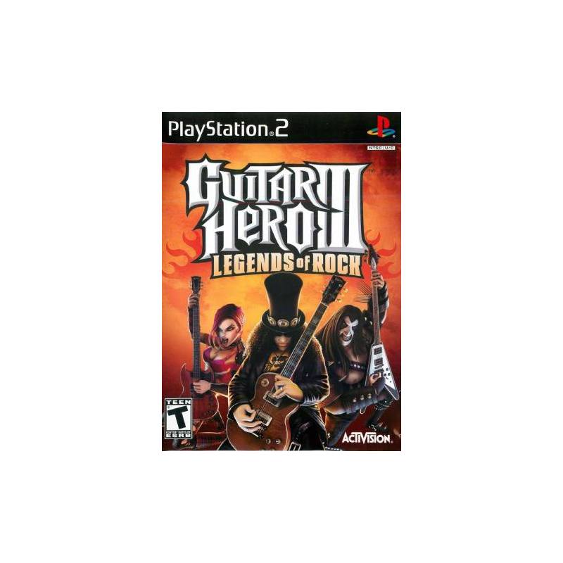 کاور بازی Guitar Hero III Legends of Rock برای PS2