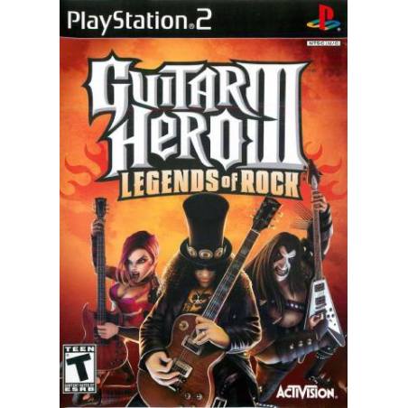 کاور بازی Guitar Hero III Legends of Rock برای PS2