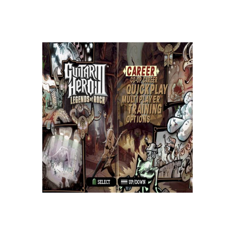 اسکرین شات(تصویر گیم پلی) بازی Guitar Hero III Legends of Rock برای PS2