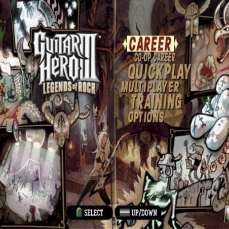 اسکرین شات(تصویر گیم پلی) بازی Guitar Hero III Legends of Rock برای PS2