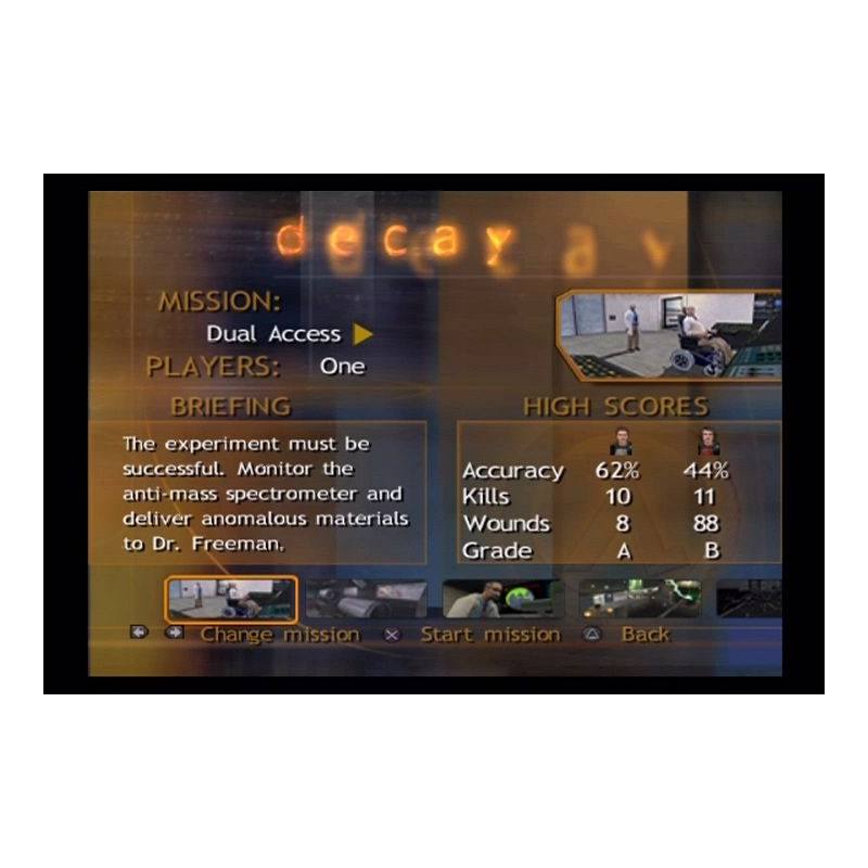 اسکرین شات(تصویر گیم پلی) بازی Half-Life برای PS2