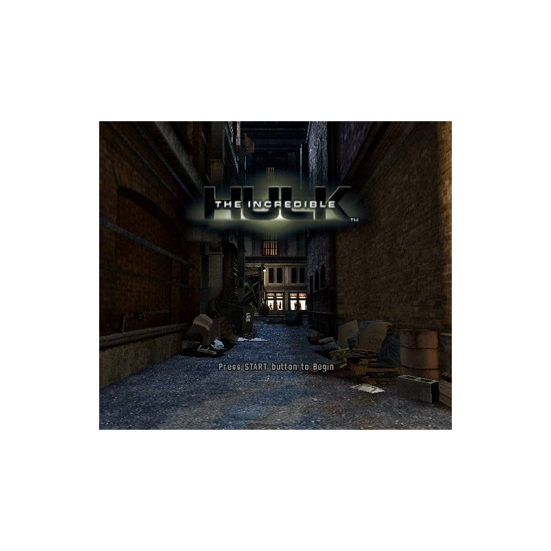 اسکرین شات(تصویر گیم پلی) بازی The Incredible Hulk برای PS2