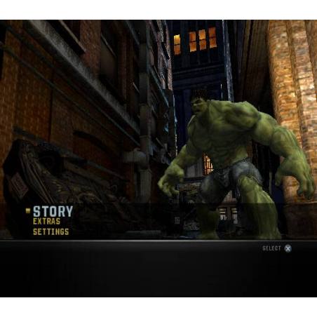 اسکرین شات(تصویر گیم پلی) بازی The Incredible Hulk برای PS2