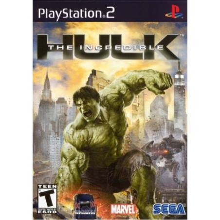 کاور بازی The Incredible Hulk برای PS2