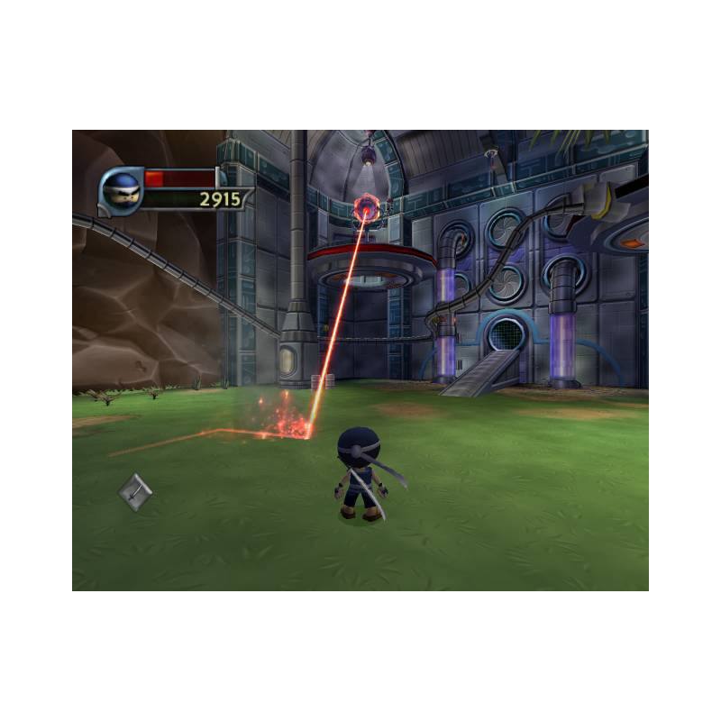 اسکرین شات(تصویر گیم پلی) بازی I-Ninja برای PS2