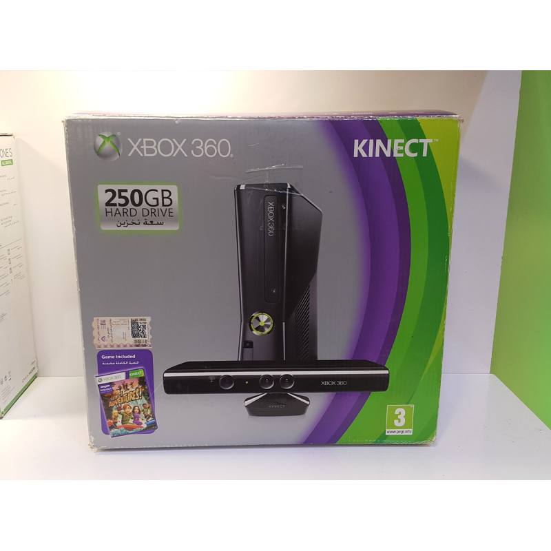 ایکس باکس 360 کارکرده با کینکت جیتگ شده و هارد 250