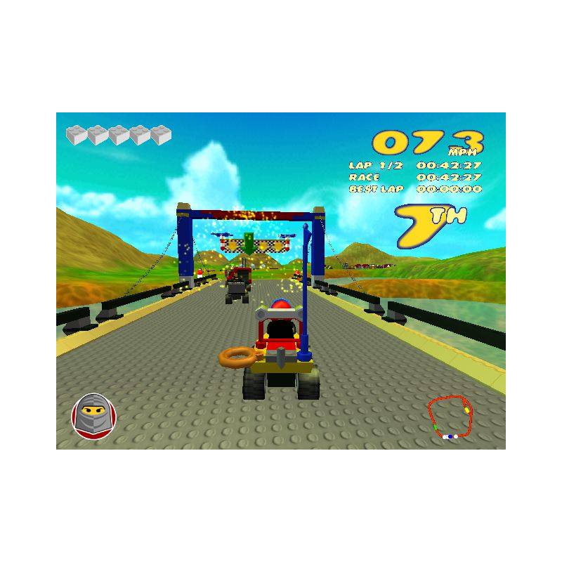اسکرین شات(تصویر گیم پلی) بازی LEGO Racers 2 برای PS2
